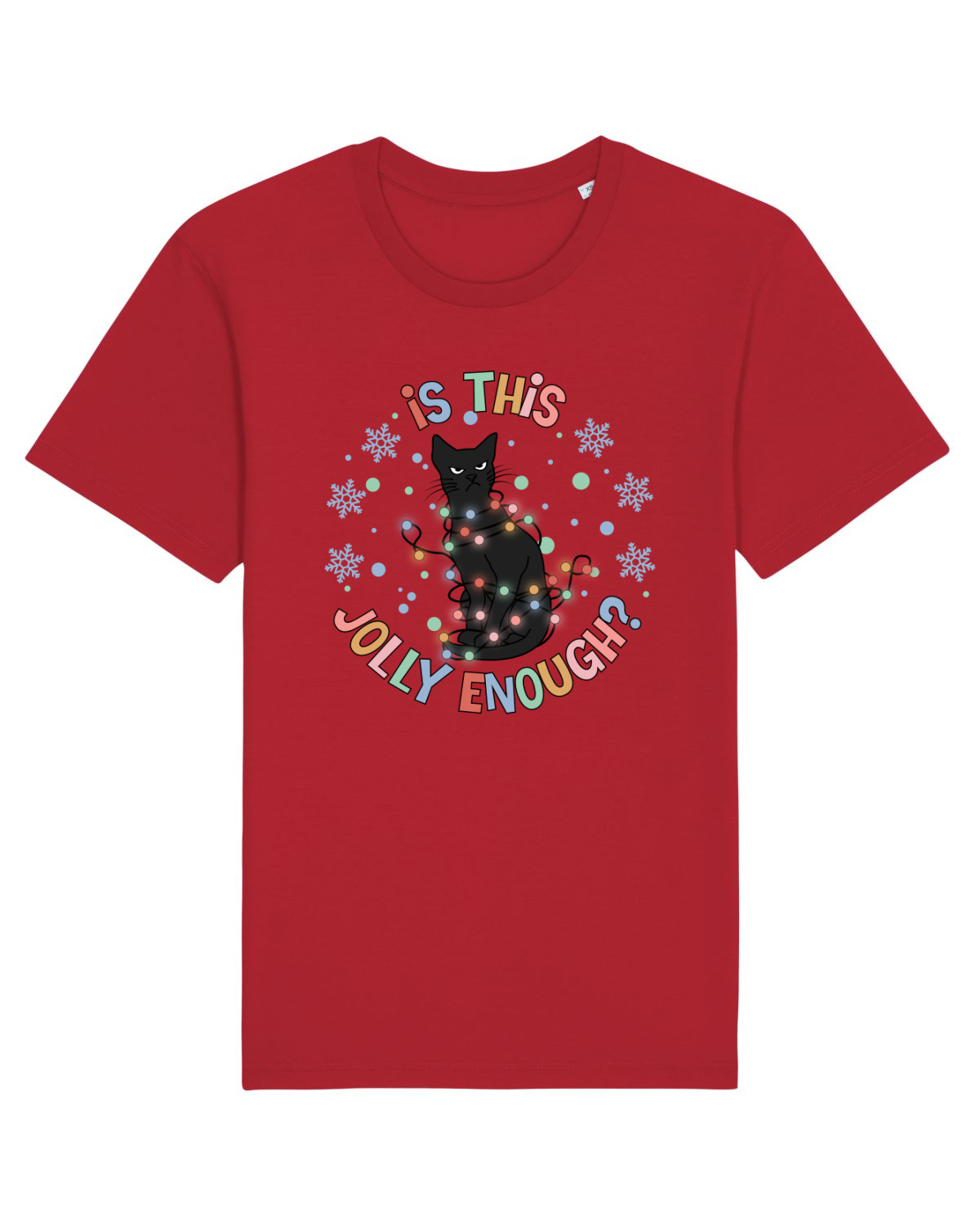 Tricou mânecă scurtă Unisex Rocker Red