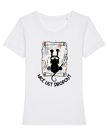 NICE LIST DROPOUT White
