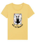 NICE LIST DROPOUT Tricou mânecă scurtă guler larg fitted Damă Expresser