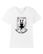 NICE LIST DROPOUT Tricou mânecă scurtă guler V Bărbat Presenter