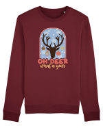 Oh Deer What A Year Bluză mânecă lungă Unisex Rise