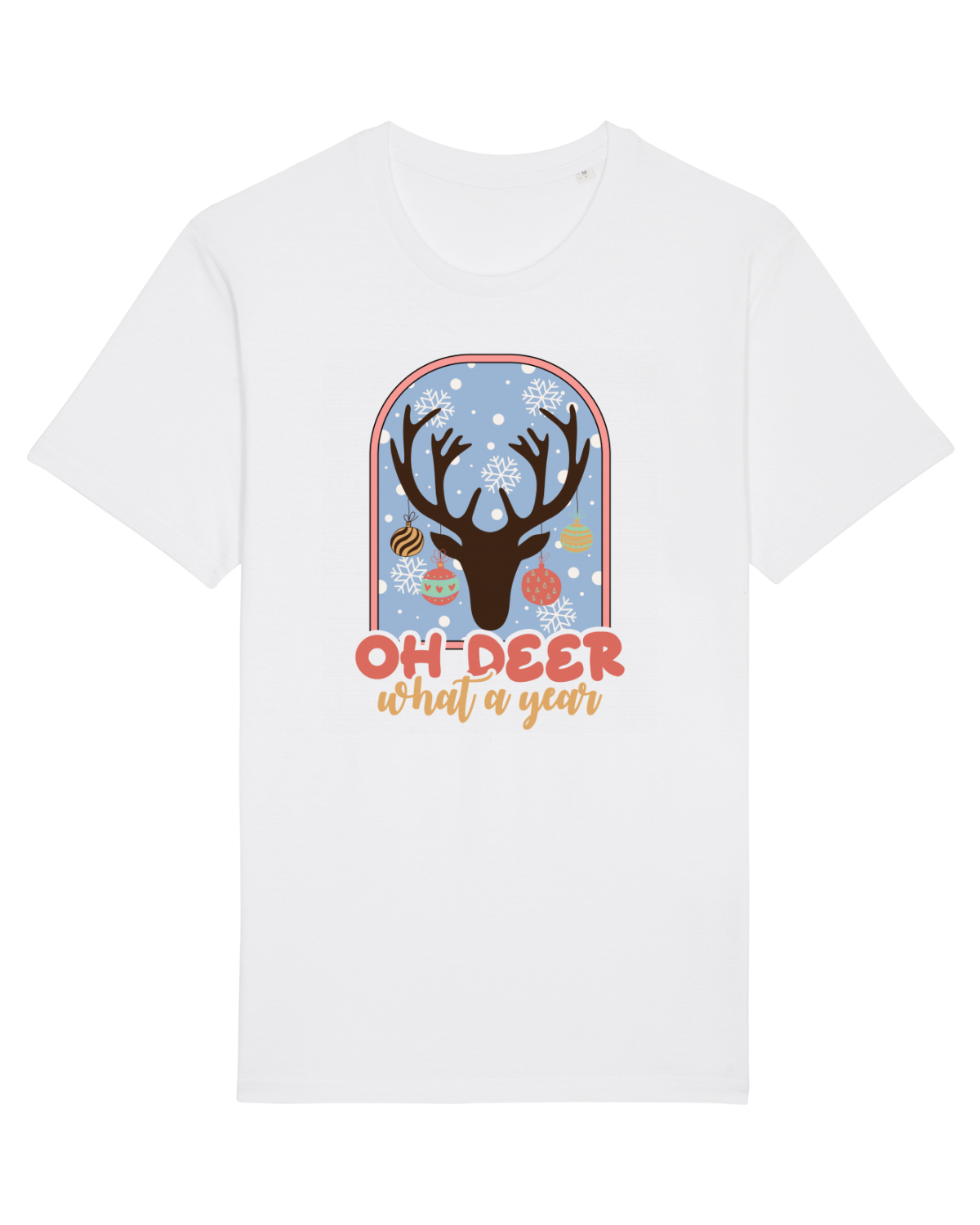 Tricou mânecă scurtă Unisex Rocker White