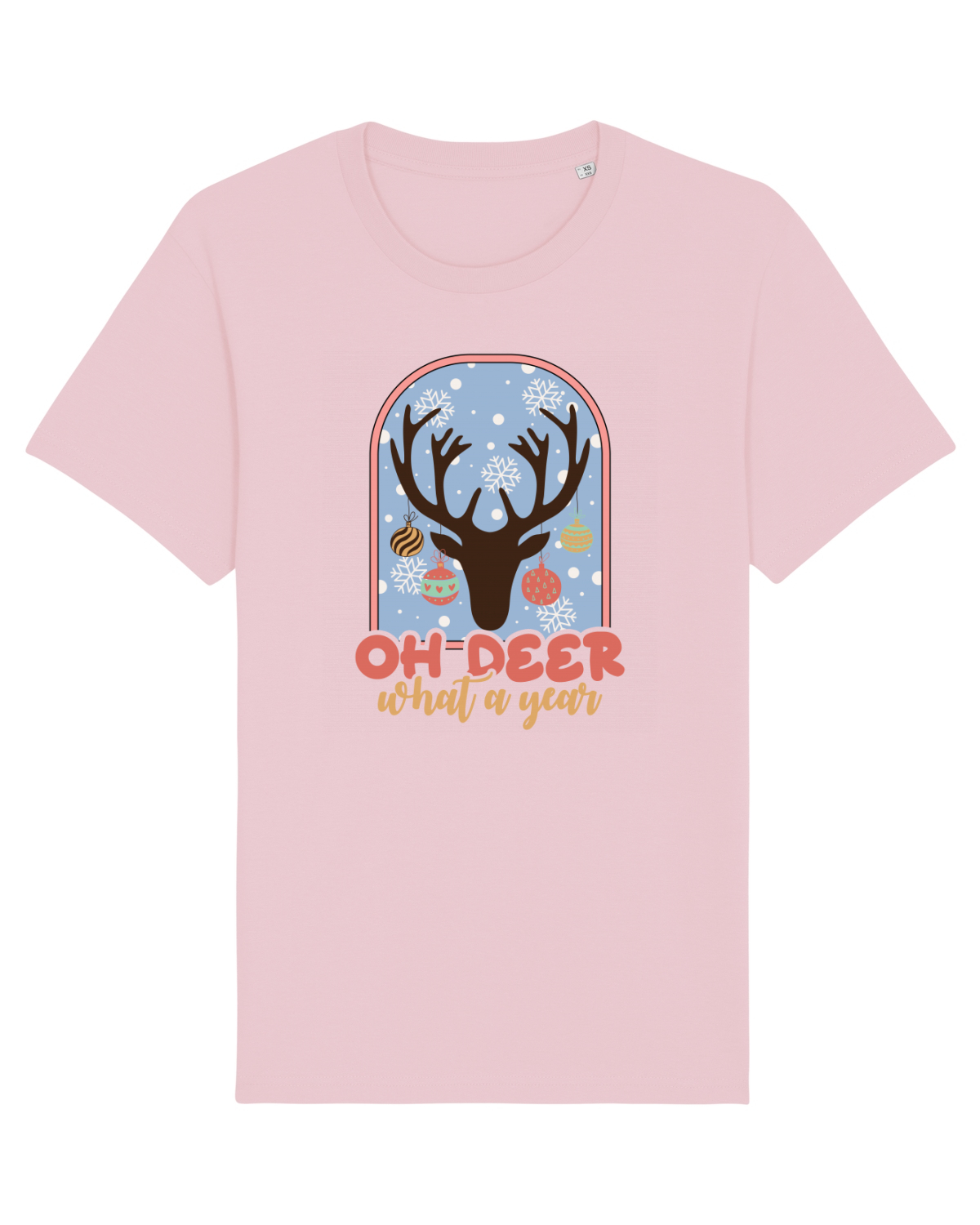 Tricou mânecă scurtă Unisex Rocker Cotton Pink