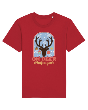 Oh Deer What A Year Red