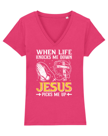 When life knocks me down Jesus picks me up Raspberry