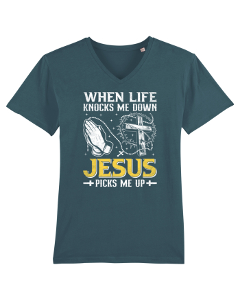 When life knocks me down Jesus picks me up Stargazer