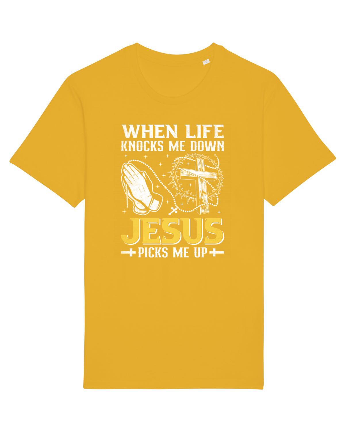 Tricou mânecă scurtă Unisex Rocker Spectra Yellow