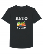 Keto squad Tricou mânecă scurtă guler larg Bărbat Skater