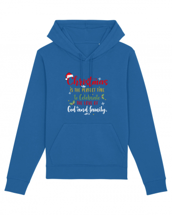 Celebrate love of God and Family Royal Blue