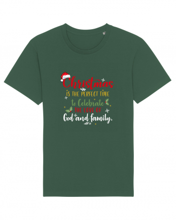 Celebrate love of God and Family Bottle Green