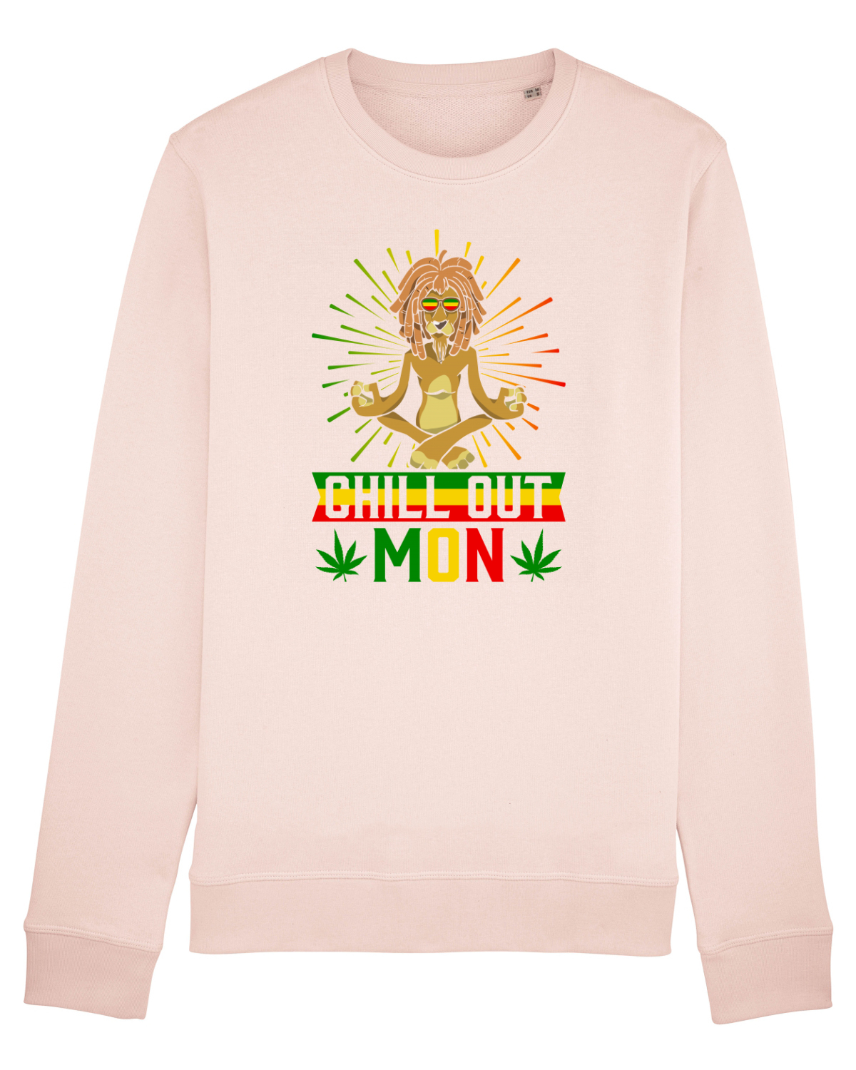 Bluză mânecă lungă Unisex Rise Candy Pink