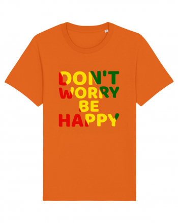 Don't worry be happy Bright Orange