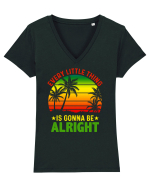 Every little thing is gonna be alright Tricou mânecă scurtă guler V Damă Evoker