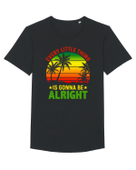 Every little thing is gonna be alright Tricou mânecă scurtă guler larg Bărbat Skater