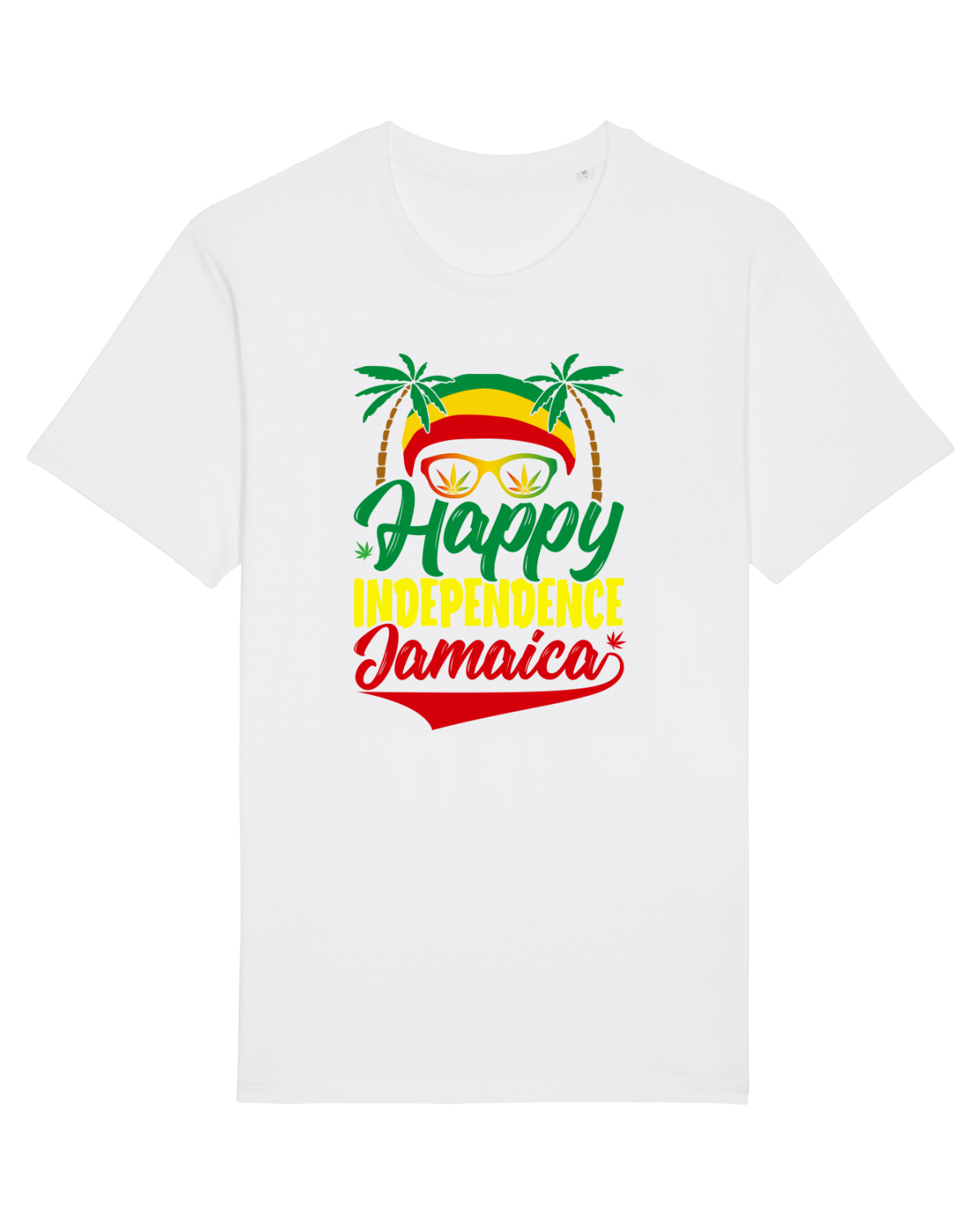 Tricou mânecă scurtă Unisex Rocker White