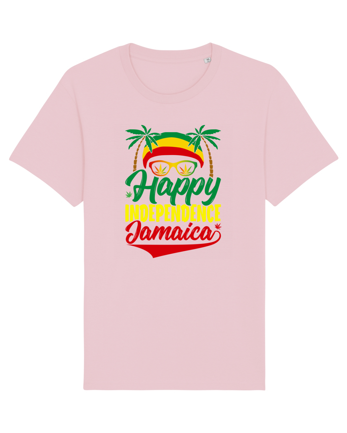 Tricou mânecă scurtă Unisex Rocker Cotton Pink