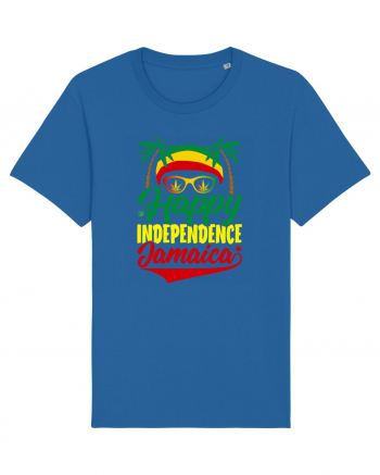 Happy Independence Jamaica Royal Blue