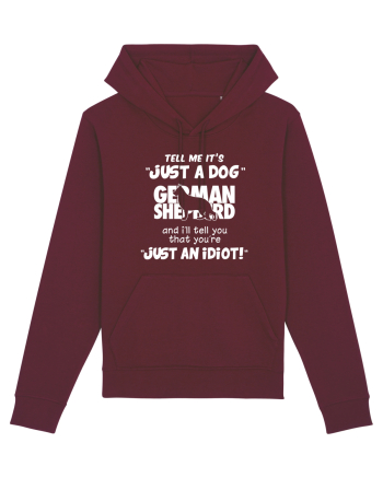 German Shephard Burgundy