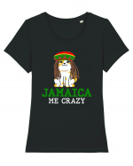 Jamaica me crazy Tricou mânecă scurtă guler larg fitted Damă Expresser