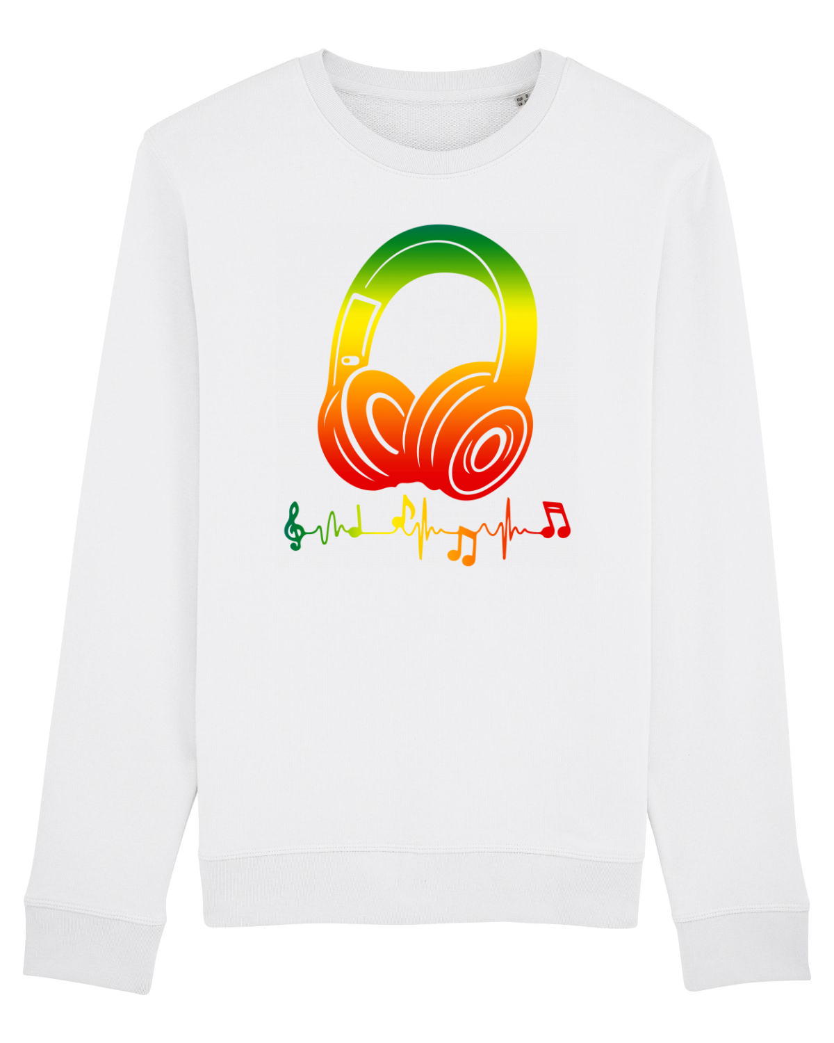 Bluză mânecă lungă Unisex Rise White