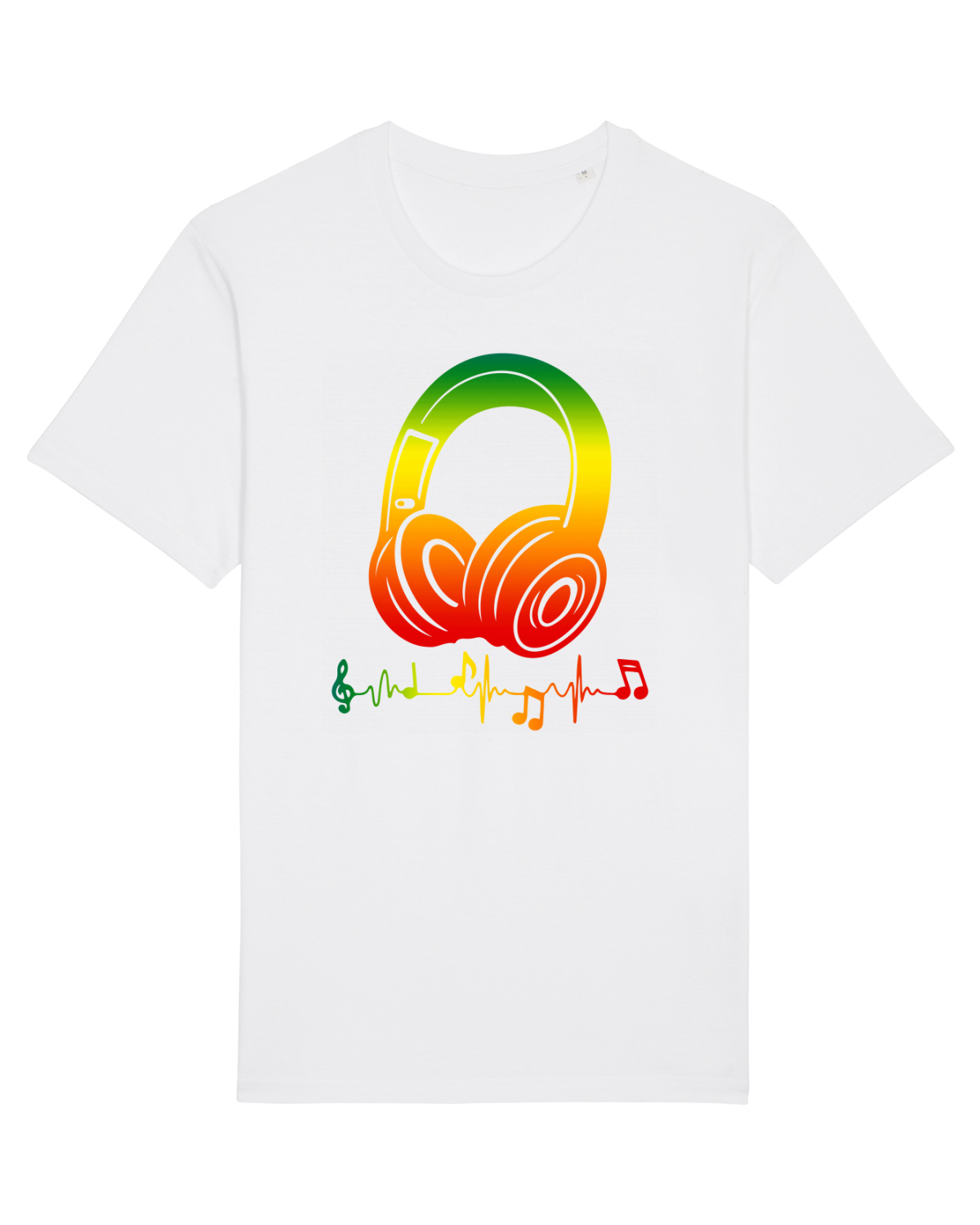 Tricou mânecă scurtă Unisex Rocker White
