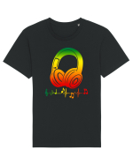 Reggae Music Headphone Tricou mânecă scurtă Unisex Rocker