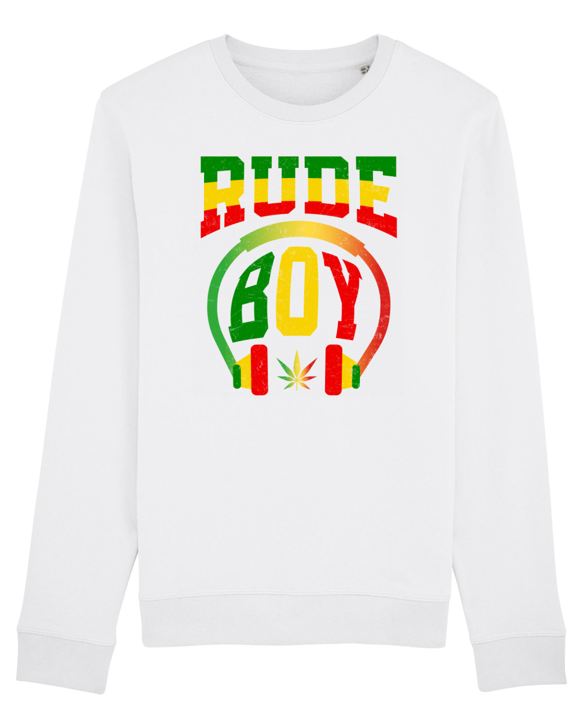 Bluză mânecă lungă Unisex Rise White