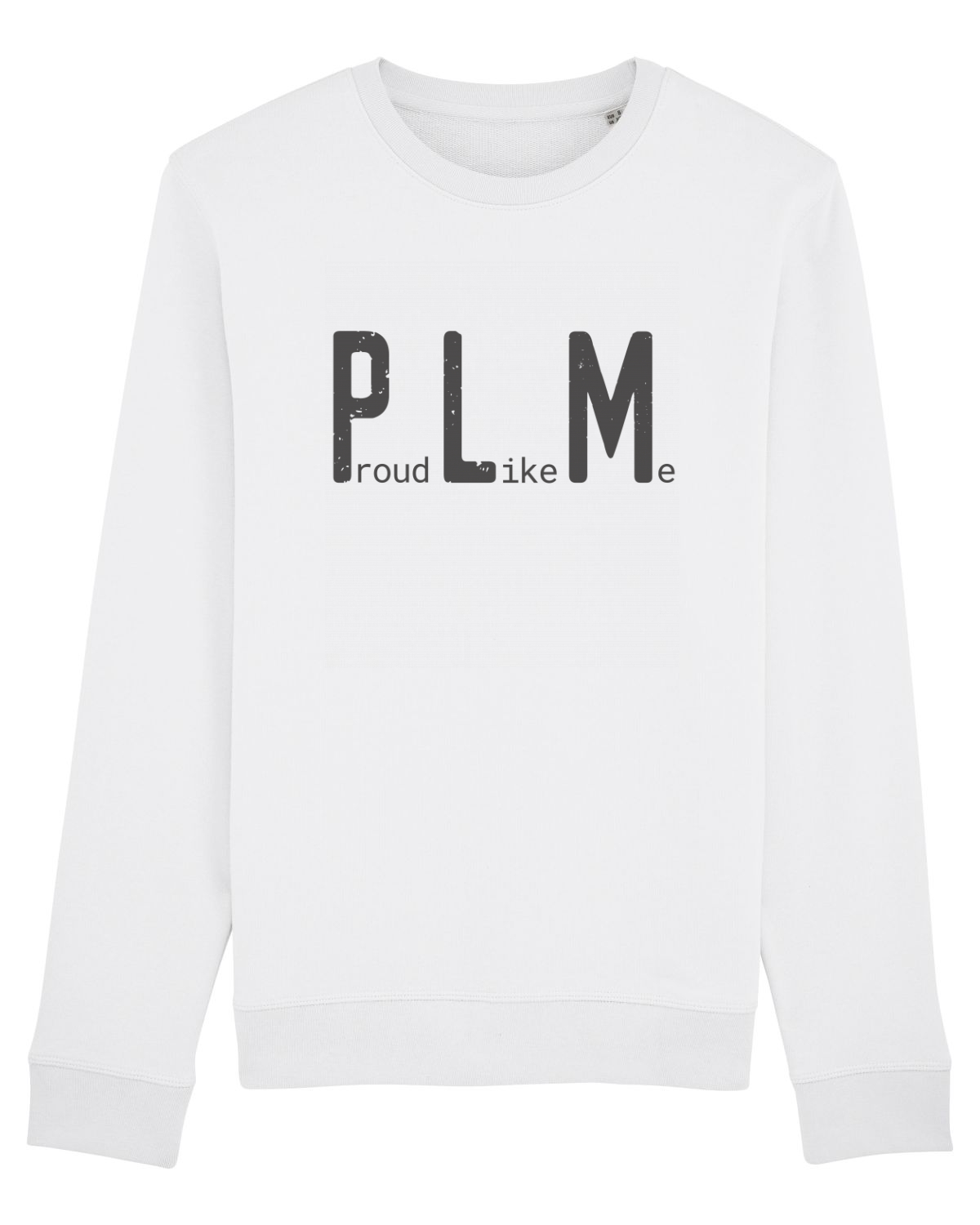 Bluză mânecă lungă Unisex Rise White