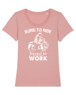 Born to ride Tricou mânecă scurtă guler larg fitted Damă Expresser