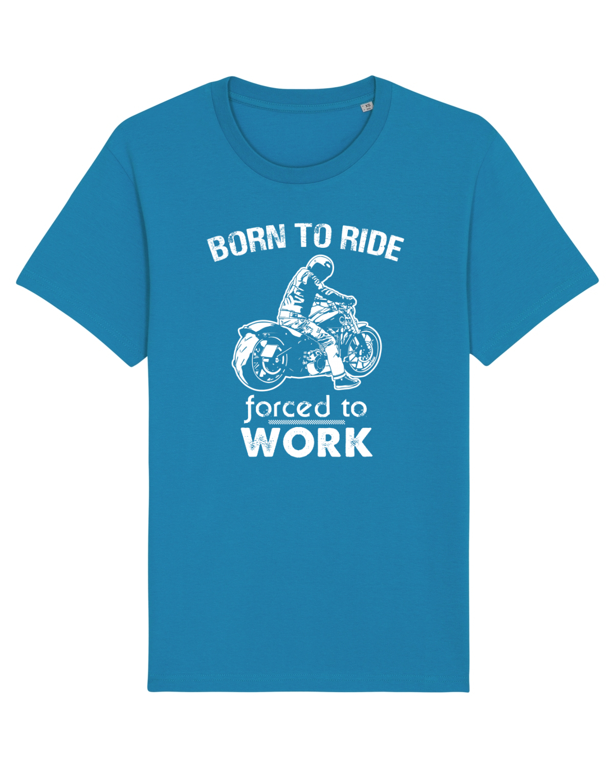 Tricou mânecă scurtă Unisex Rocker Azur