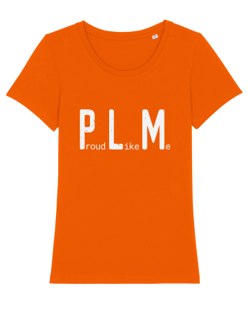Proud Like Me - white Bright Orange