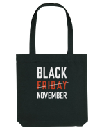 Black Friday - white Sacoșă textilă