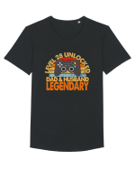 Level 28 Unlocked Dad & Husband Legendary Tricou mânecă scurtă guler larg Bărbat Skater