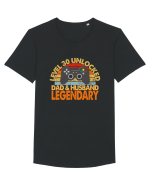 Level 30 Unlocked Dad & Husband Legendary Tricou mânecă scurtă guler larg Bărbat Skater