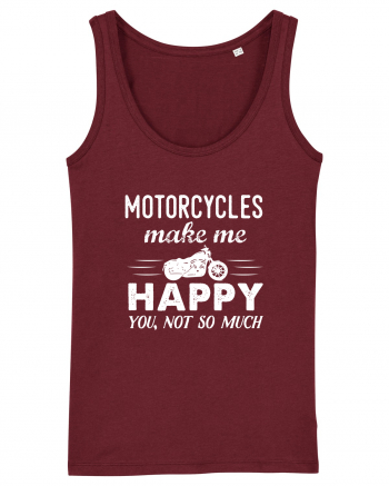 Motoricyes make me happy Burgundy