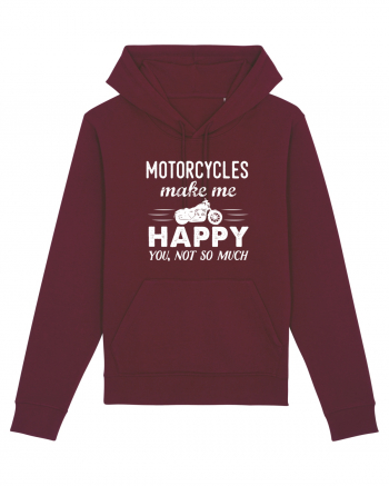 Motoricyes make me happy Burgundy