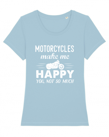 Motoricyes make me happy Sky Blue