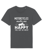 Motoricyes make me happy Tricou mânecă scurtă Unisex Rocker