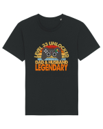 Level 33 Unlocked Dad & Husband Legendary Tricou mânecă scurtă Unisex Rocker