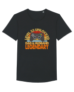 Level 33 Unlocked Dad & Husband Legendary Tricou mânecă scurtă guler larg Bărbat Skater