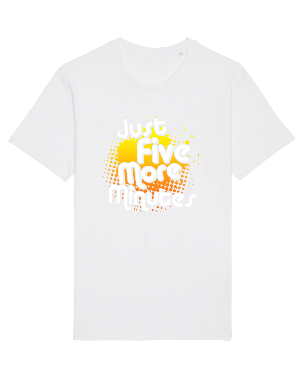Tricou mânecă scurtă Unisex Rocker White