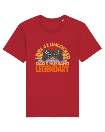 Level 42 Unlocked Dad & Husband Legendary Red