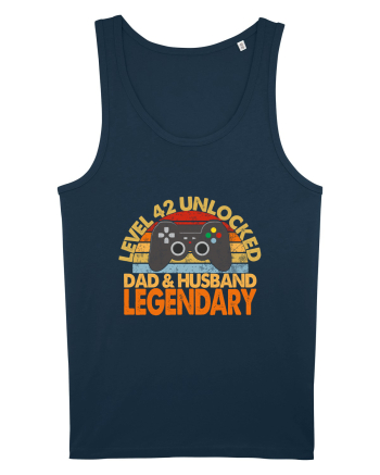 Level 42 Unlocked Dad & Husband Legendary Navy