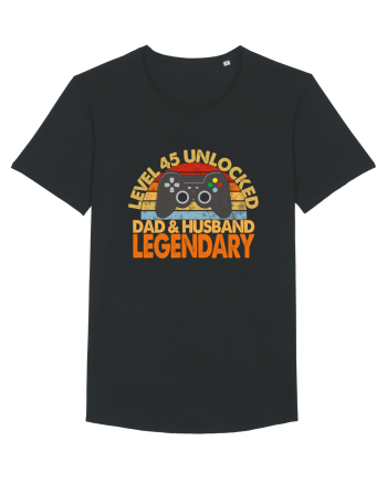 Level 45 Unlocked Dad & Husband Legendary Black