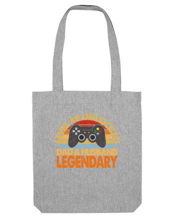 Level 49 Unlocked Dad & Husband Legendary Heather Grey