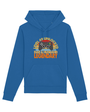 Level 49 Unlocked Dad & Husband Legendary Royal Blue