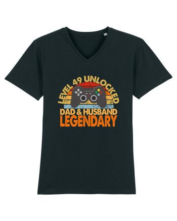 Level 49 Unlocked Dad & Husband Legendary Black