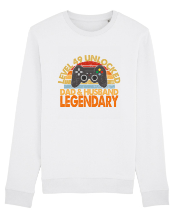 Level 49 Unlocked Dad & Husband Legendary White