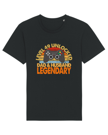 Level 49 Unlocked Dad & Husband Legendary Black