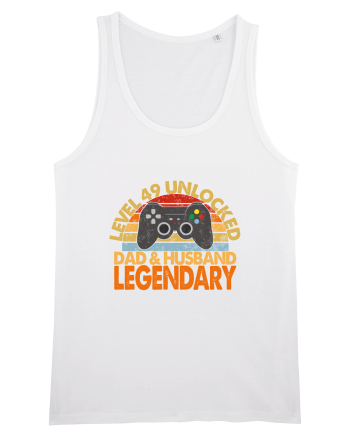 Level 49 Unlocked Dad & Husband Legendary White